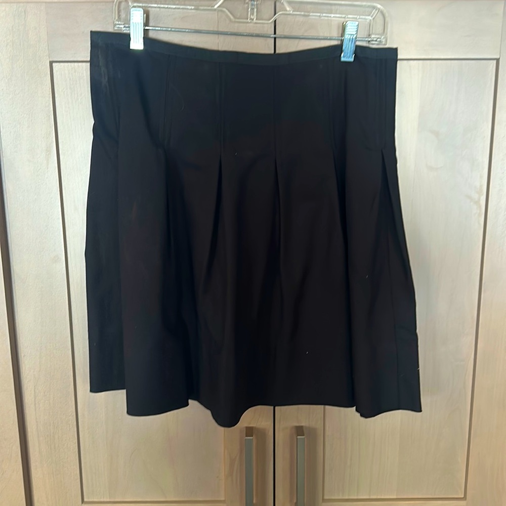 Black skirt with mild pleats
